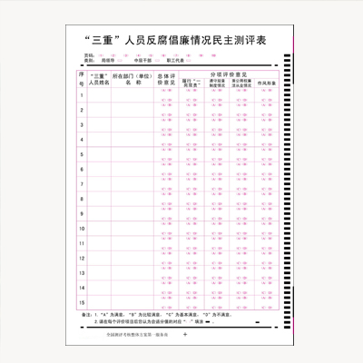 考核測(cè)評(píng)類